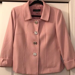 Polyester, textured fabric, fully lined